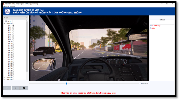 Sát hạch bằng phần mềm mô phỏng tình huống giao thông hiệu quả không? - Ảnh 1.