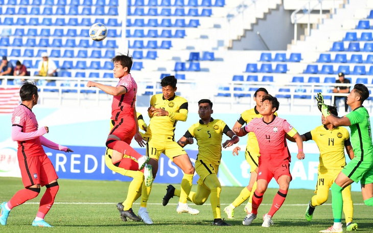 U23 Malaysia thua đậm 1-4 trước U23 Hàn Quốc