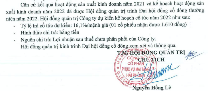 Công ty phục vụ mai táng chia cổ tức bằng hỗ trợ 100% dịch vụ mai táng? - Ảnh 1.