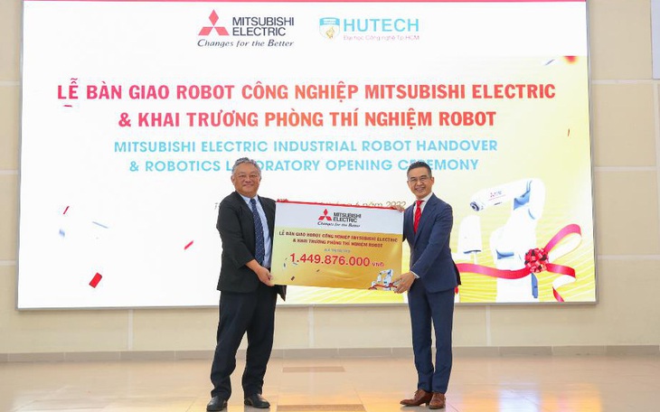 HUTECH khánh thành phòng thí nghiệm AI do Mitsubishi Electric Việt Nam tài trợ