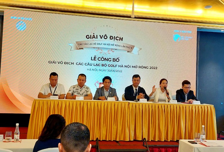 Giải vô địch câu lạc bộ golf Hà Nội 2022 có lượng vận động viên tham dự kỷ lục - Ảnh 1.