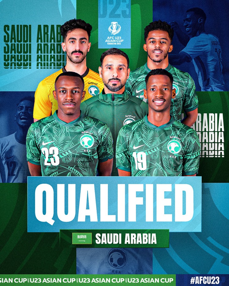 U23 Saudi Arabia nhất bảng D, gặp Việt Nam ở tứ kết Giải U23 châu Á 2022 - Ảnh 1.