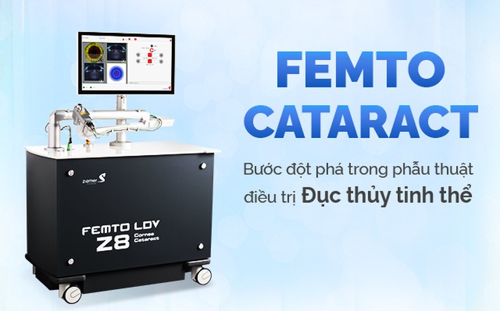 Điều trị dứt điểm đục thủy tinh thể bằng Laser tại Bệnh viện Mắt Việt - Nga