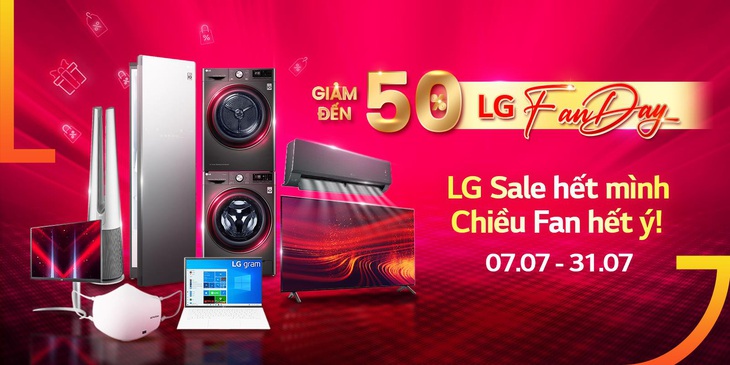 Ưu đãi lớn của LG trong ngày hội dành cho fan công nghệ - Ảnh 1.