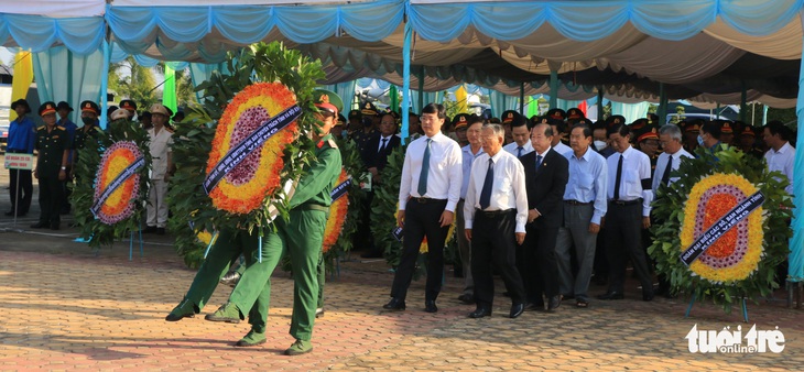 Truy điệu, cải táng 80 hài cốt liệt sĩ quân tình nguyện và chuyên gia Việt Nam - Ảnh 2.