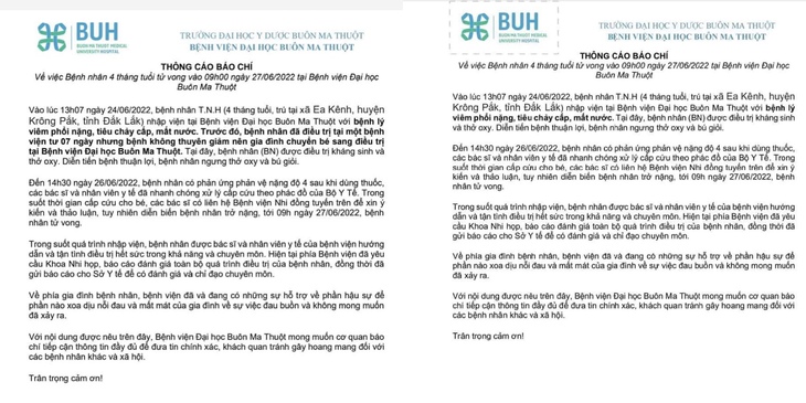 Vụ bé 4 tháng tuổi tử vong tại bệnh viện: Lập hội đồng kiểm thảo nguyên nhân - Ảnh 1.