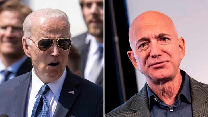 Tỉ phú Jeff Bezos chỉ trích Tổng thống Biden, Nhà Trắng đáp trả - Ảnh 1.