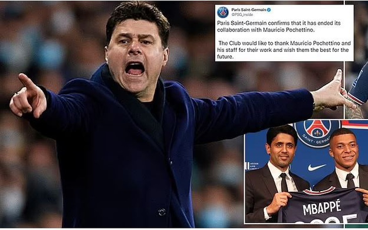 PSG chính thức sa thải HLV Mauricio Pochettino