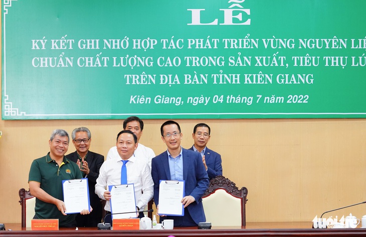 Lộc Trời ký hợp tác với MB Bank hơn 12.000 tỉ đồng để sản xuất lúa gạo tại Kiên Giang - Ảnh 2.