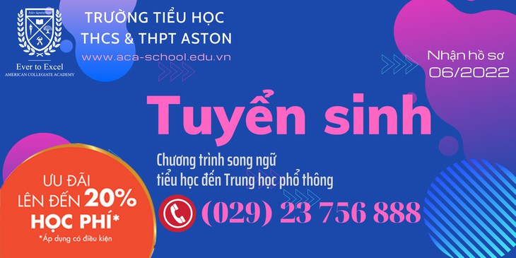 ACA chiêu sinh chương trình song ngữ khóa đầu tiên tại TP Cần Thơ - Ảnh 2. ACA chiêu sinh chương trình song ngữ khóa đầu tiên tại TP Cần Thơ - Ảnh 2.