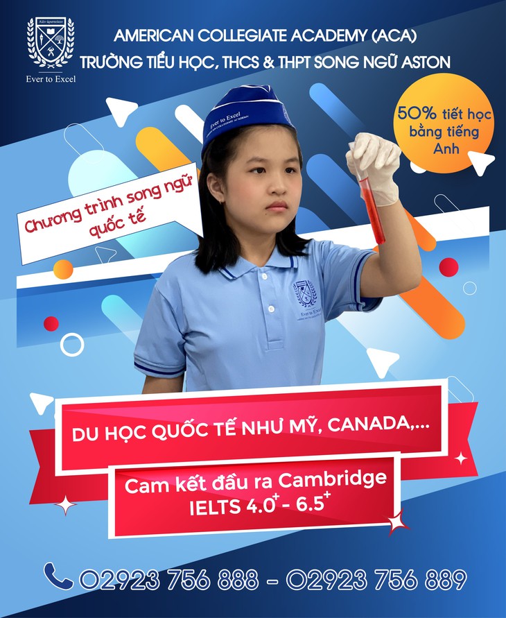 ACA chiêu sinh chương trình song ngữ khóa đầu tiên tại TP Cần Thơ - Ảnh 7. ACA chiêu sinh chương trình song ngữ khóa đầu tiên tại TP Cần Thơ - Ảnh 7.