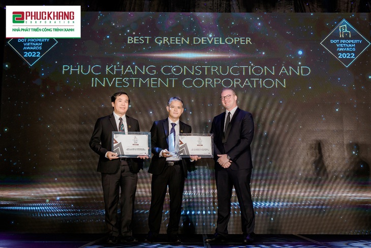 Phuc Khang Corporation ‘lập cú đúp’ tại Dot Property Vietnam Awards 2022 - Ảnh 1.