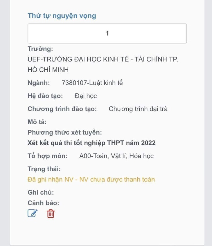 Chỉ gần 50% đăng ký nguyện vọng, Bộ GD-ĐT đề nghị nhắc thí sinh - Ảnh 1. Chỉ gần 50% đăng ký nguyện vọng, Bộ GD-ĐT đề nghị nhắc thí sinh - Ảnh 1.
