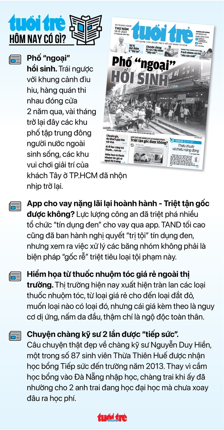 Tin sáng 18-8: Sẽ có chính sách đặc thù mới cho TP.HCM; Xác minh tài sản cá nhân ở 20 đơn vị y tế - Ảnh 5.