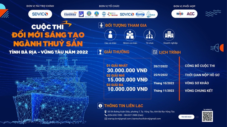 Bà Rịa - Vũng Tàu tổ chức cuộc thi sáng tạo trong ngành thủy sản - Ảnh 1.