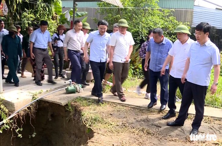 Băn khoăn về kết quả tìm nguyên nhân sụt lún hàng trăm nhà dân - Ảnh 1.