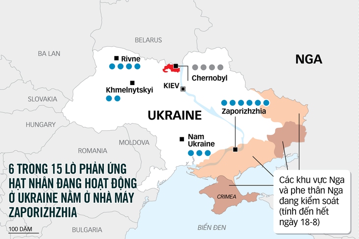 Đạn pháo khủng hoảng Zaporizhzhia, nguy cơ Chernobyl thứ hai - Ảnh 1.