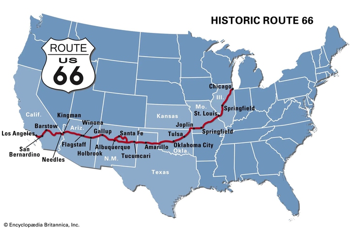 Cao tốc - những con đường phát triển - Kỳ 1: Đường 66 - con đường di sản huyền thoại Mỹ - Ảnh 1.