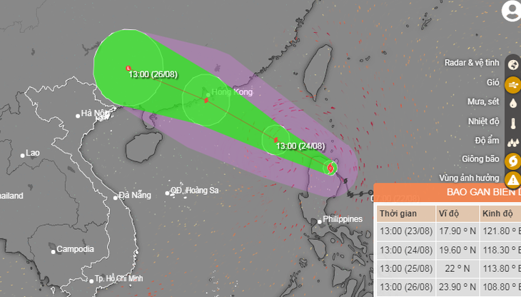 Bão Maon đổ bộ vào đảo Luzon, có thể tăng cấp khi vào Biển Đông - Ảnh 1.