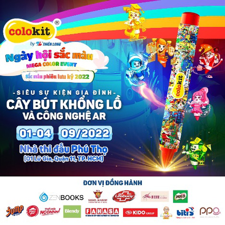 ‘Ngày hội sắc màu - Mega Color Event’ tại TP.HCM dịp nghỉ lễ - Ảnh 1.