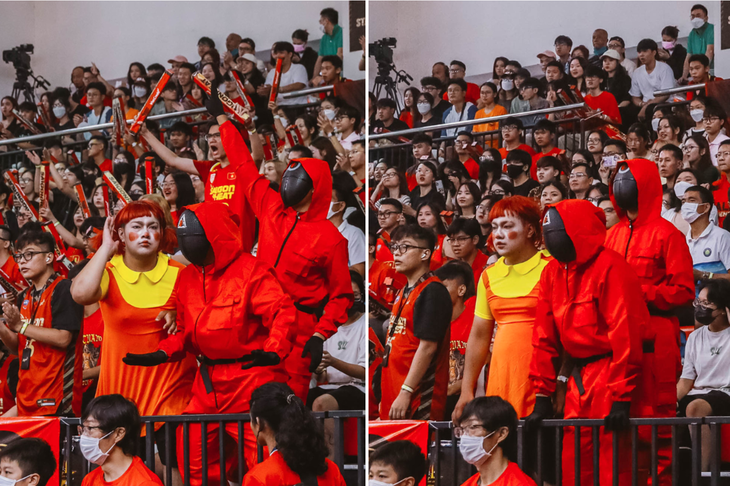 Muôn kiểu hóa trang của fan đội Saigon Heat - Ảnh 1. Muôn kiểu hóa trang của fan đội Saigon Heat - Ảnh 1.