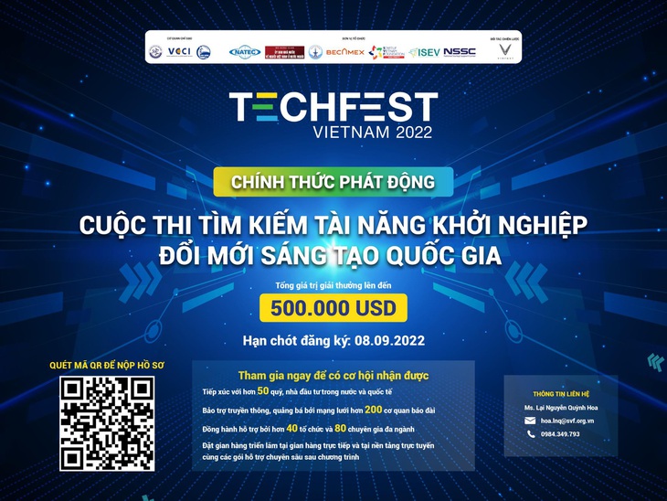 Cuộc thi  quốc gia thuộc TECHFEST 2022 trở lại mạnh mẽ - Ảnh 1.