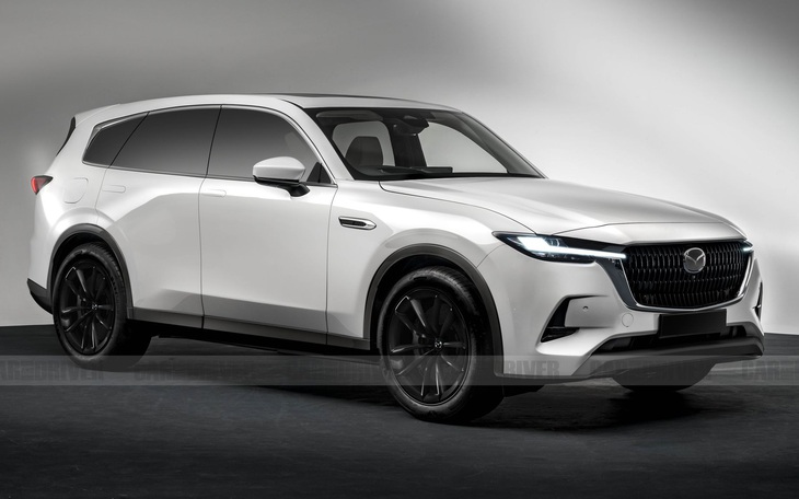 Mazda CX-90 lộ diện ngoài đời thực - SUV lớn nhất đội hình, tham vọng lên hạng sang