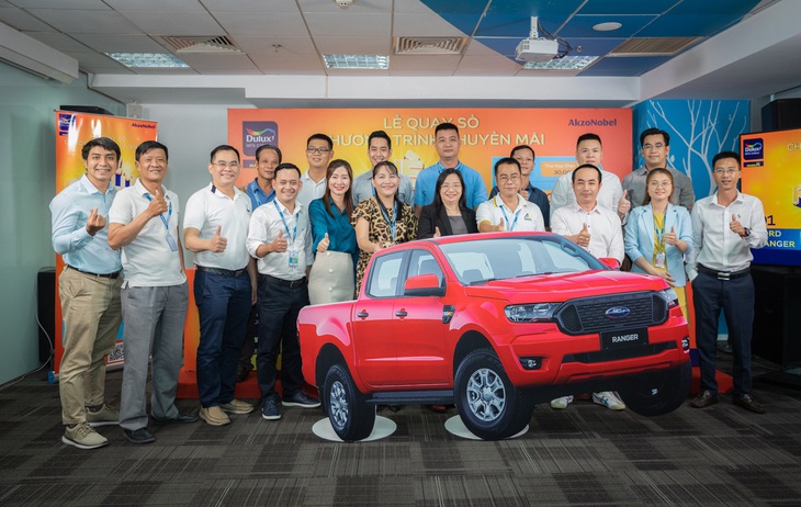 AkzoNobel Việt Nam tìm ra chủ nhân giải thưởng xe Ford Ranger - Ảnh 1. AkzoNobel Việt Nam tìm ra chủ nhân giải thưởng xe Ford Ranger - Ảnh 1.
