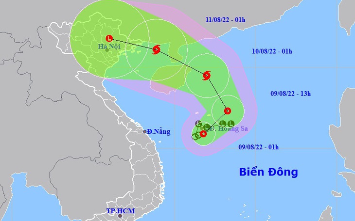 Thời tiết hôm nay 9-8: Áp thấp lòng vòng trên biển, Bắc Bộ mưa to, Nam Bộ mưa rào