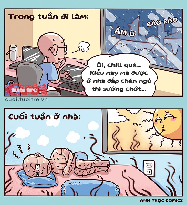 Cuối tuần trời mưa, đắp mền ngủ cho sướng - Ảnh 1.