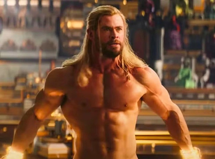 Ngã ngửa với sự thật cảnh Chris Hemsworth khỏa thân trong Thor: Love and Thunder - Ảnh 1.