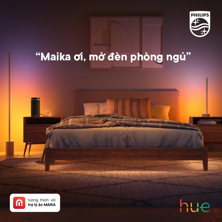 Philips Hue - Lần đầu tiên tích hợp trợ lý ảo thuần Việt Maika - Ảnh 5.