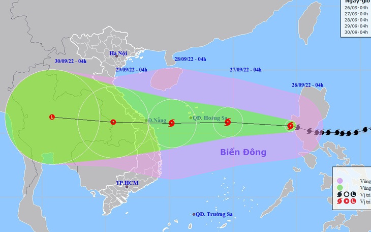 Bão Noru giật cấp 15 khi vào Biển Đông, thành bão số 4