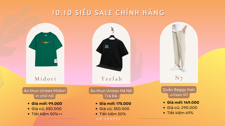 10.10 Siêu Sale Chính Hãng - Mua hàng hiệu siêu ưu đãi trên Shopee - Ảnh 4.