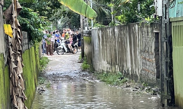 Kéo xe tang vướng vào đường dây điện, hai người bị điện giật tử vong - Ảnh 1.