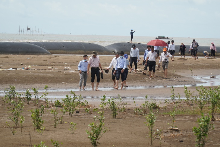 Bến Tre: 18km bờ biển sạt lở, cần hơn 1.400 tỉ đồng làm bờ kè - Ảnh 3.