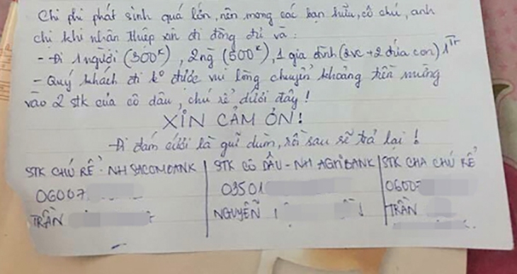 Những chiếc thư mời hỉ nộ ái ố khiến netizen đập bàn cười ha hả - Ảnh 3. Những chiếc thư mời hỉ nộ ái ố khiến netizen đập bàn cười ha hả - Ảnh 3.