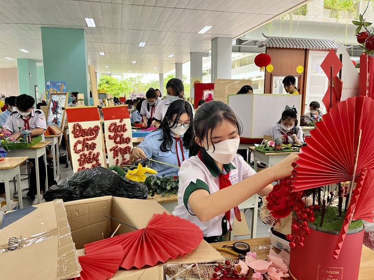 Mãn nhãn với những màn khéo tay đỉnh cao của học sinh THCS tại TP.HCM - Ảnh 3.