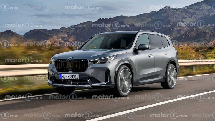 Lộ nội thất BMW X3 mới: Vô-lăng mảnh, màn hình siêu lớn kéo dài và bỏ cần số - Ảnh 1.