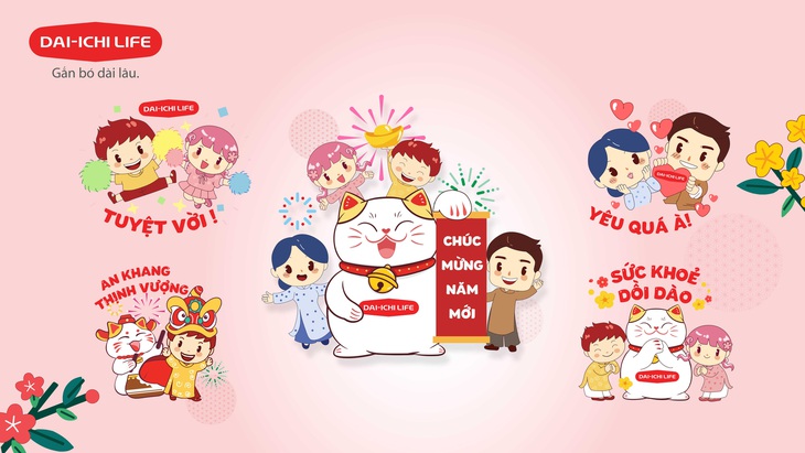 Dai-ichi ra mắt bộ stickers và MV ca nhạc đón Tết rộn ràng - Ảnh 1.