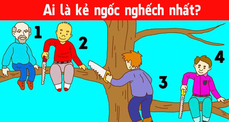 Ai là kẻ ngốc nghếch nhất? Kết quả sẽ tiết lộ tính cách của bạn - Ảnh 1.