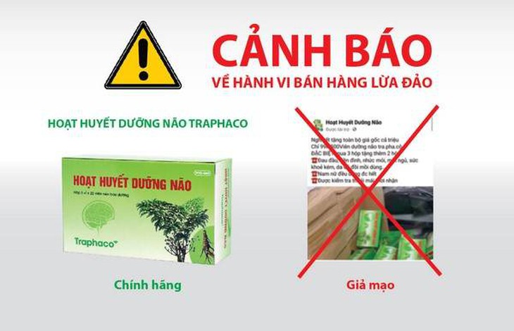 Tung chiêu 99.000 đồng 5 hộp thuốc hoạt huyết dưỡng não, mua thật ra "hàng nhái"