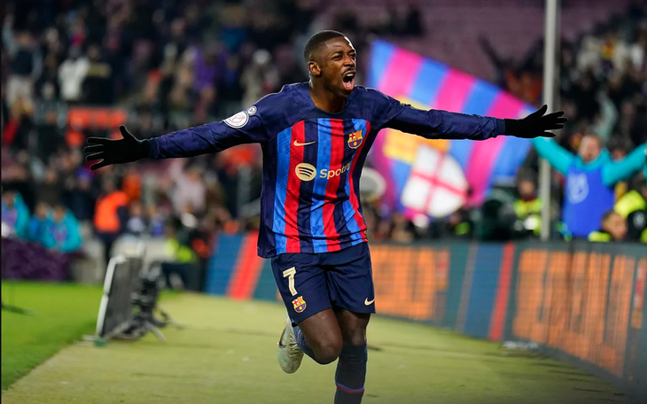 Dembele tỏa sáng giúp Barca vào bán kết Copa del Rey