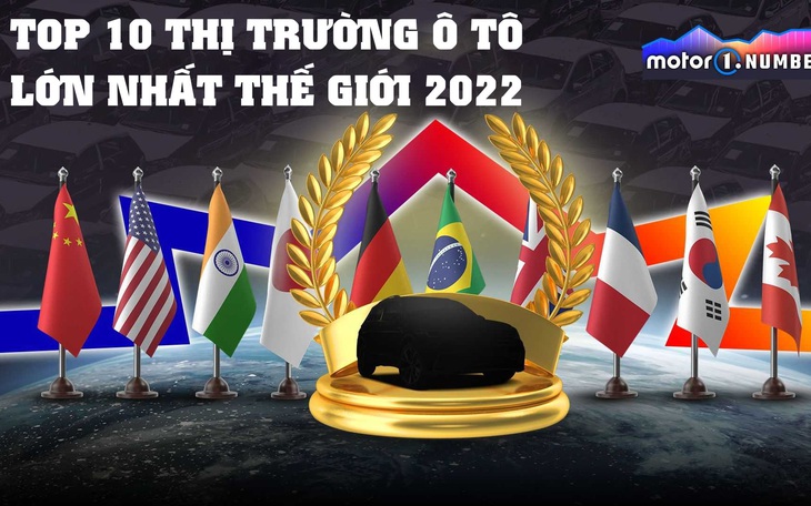 10 thị trường mua ô tô nhiều nhất thế giới 2022