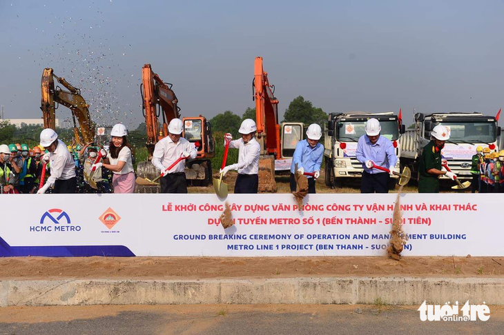 TP.HCM khởi công văn phòng vận hành và khai thác tuyến metro số 1 - Ảnh 1.