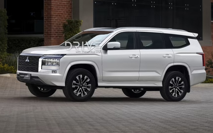 Mitsubishi Pajero Sport thế hệ mới rục rịch ra mắt: Dài, rộng và táo bạo hơn