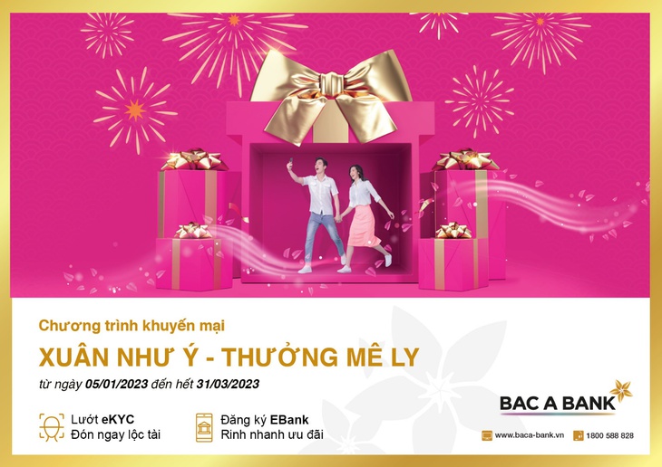 Đón xuân như ý - Nhận thưởng mê ly cùng Bac A Bank - Ảnh 1.