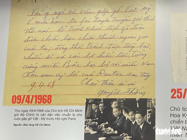 50 năm Hội nghị Paris: Nhớ nét chữ Bác Hồ và kỷ vật xúc động - Ảnh 2.