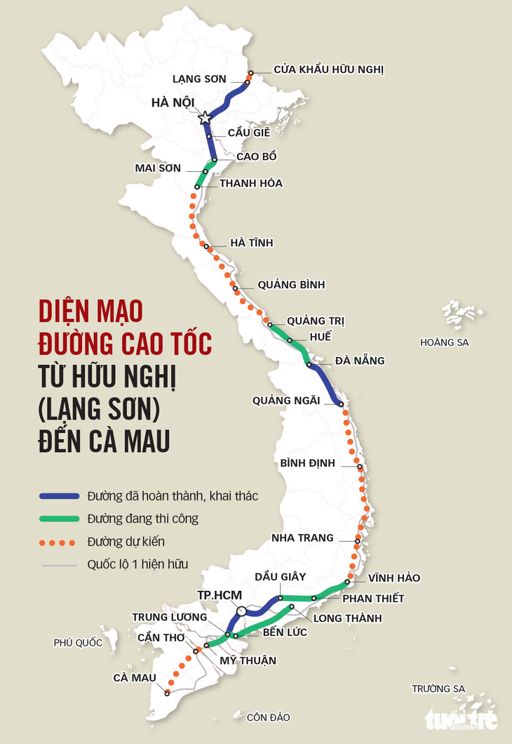 Dự án cao tốc Bắc - Nam: Bộ Công an cảnh báo dấu hiệu chuyển nhượng thầu trái phép - Ảnh 1.