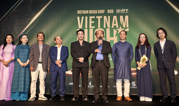 &quot;Đêm Việt Nam&quot; tại Liên hoan phim Busan 2023 được tổ chức chỉn chu, đầu tư hơn so với nhiều năm trước - Ảnh: HIFF